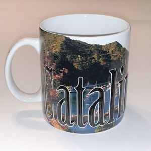 AmericaWare Catalina Island 2021 Large 18oz 3D Landscape Coffee Mug Cup Tropical